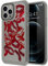 Monsully Black Translucent Case for iPhone 13 Pro, Heart Lip Print Halloween Pattern Phone Case Slim Hard Back with Shockproof Non-Slip Soft TPU Silicone Bumper for iPhone 13 Pro 6.1