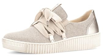 Gabor Slip on Ribbon Lace Trainer - Waltz Suede 63.333