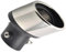 AJOHBM Auspuffblenden Für Peugeot RCZ 206 207 208 301 307 308 406 407 408 508 2008 3008-6008 Edelstahl-Autoauspuff-Schalldämpfer-Endrohrabdeckungen Auto-Endschalldämpfer(Bending)