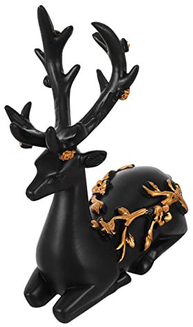 CHILDWEET Elchförmiger Präsentationsständer Aus Kunstharz Und Kristall Für Dekoration Und Heimdekoration
