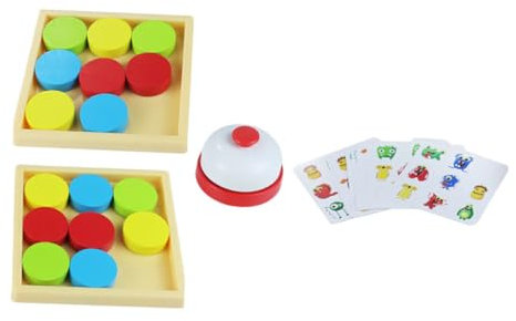 ERINGOGO 1satz Logisches Denkspiel Holzspielzeug Für Interaktives Pushing Table Game Logischen Fähigkeiten Und Eltern-interaktion Geeignet Für Reisen