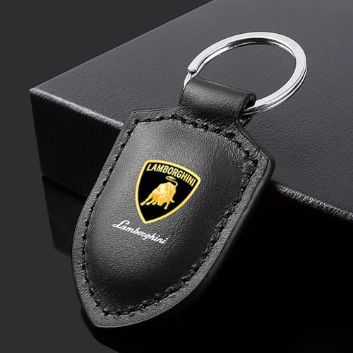 ZGNBKLS Porte Clef Voiture pour Lamborghini Aventador Urus Huracan Gallardo Murcielago Reventon, Durable Porte Clé Voiture Accessoires pour Clés de Voiture,A