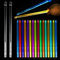 Lot de 2 baguettes de batterie 5A à LED lumineuses - Rechargeables - En polycarbonate polymère - Idéales pour percussion et instruments de musique - 15 couleurs