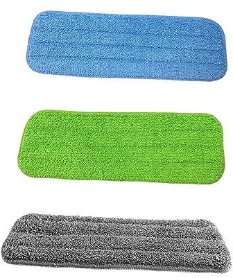 WRITWAA 3Pièces Chiffon De Accessoires De Nettoyage pour Balai Lingettes Nettoyantes pour Sols pour Maison Et Cuisine