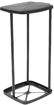 Trash Bag Holder - Outdoor Garbage Storage Frame | Height-Adjustable Plug-In System With Clamping Ring | Rubbish Bin Bag Holder Stand | With Lid For Leaves Camping Yard Weeding Lawn Party