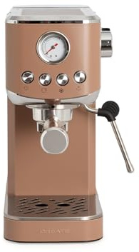 CREATE / THERA CLASSIC COMPACT/Cafetera express moca / 20 bares, semiatuomática, función café frío, brazo doble salida, depósito 1,2L, café molido y monodosis ESE 55mm, con vaporizador, 1350W