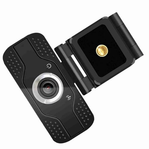 CHICIRIS Fotocamera Desktop 1080P Plug and Play, Webcam USB per Lezioni Online, Output Campione a 16 Bit 16 KHZ Migliore Esperienza