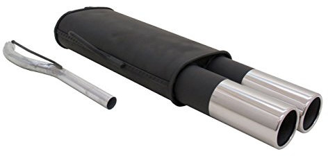 Novus Sportauspuff Endschalldämpfer Gruppe N A2292E90 mit Endrohr 2 x 90mm