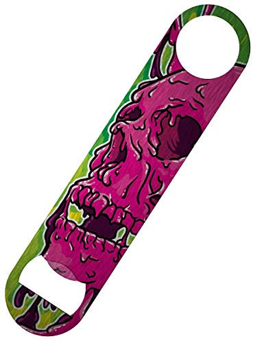 Melting Skull Bar Blade Bottle Opener 18 x 4cm