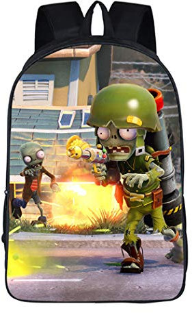 WANHONGYUE Plants vs. Zombies Image Printing Student Backpack Rucksack Book Bag School Bag /8