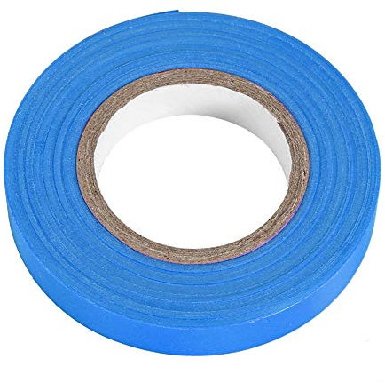 20 Unids/Set Stretch Tie Tape Planta De Cinta De Jardín Planta Verde Estaca Elástica Cinta De Jardín Antienvejecimiento para Árbol De UVA Tomate Planta De Pepino Cinta Verde Atar Plantas (Azul)