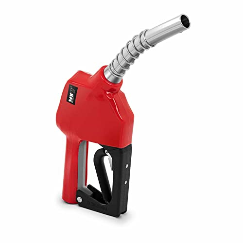 MSW Automatic Fuel Nozzle Fuel Pump Nozzle Petrol Diesel Oil Dispensing Gun Flow Lock Function 60L/min MSW-MN34 (Plastic, Aluminium, Inlet Ø 19mm, Outlet 23.8mm, Operating Pressure 0.2MPa)