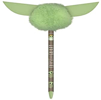Pyramid International SR73285 Novelty Pen – Star Wars : The Mandalorian (Cutest In The Galaxy) Beige