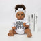 ZIYIUI 22 Zoll 55cm Reborn Baby Puppen Kind Simulation Mädchen Weiche Silikon Vinyl Handgemachtes Kleinkind Spielzeug Geschenk（Schwarze Haut）