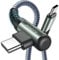 AINOPE USB C to USB C Cable 60W 3.1A, Type C to Type C Cable Right Angle, Compatible with Samsung Galaxy S21 S20, Note 20/10/9/8, MacBook Air/Pro 13'', iPad Mini 6/Pro/Air 2020,Pixel [3M]