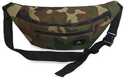 ADITAM Sport Hüfttasche Laufgürtel mit Wasserflaschenhalter Bauchtasche Leichte Reise Jogging Bauchtasche für Damen Herren Outdoor Camping Wandertasche Sling Brusttasche Wasserdichtes Nylon Camo