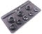 ZEZEFUFU 1 Satz Schwarz Uhren Reparatur Werkzeug Kit Schraubenschlüssel Werkzeug Back Case Opener für Rolex für Tudor, (Universal)