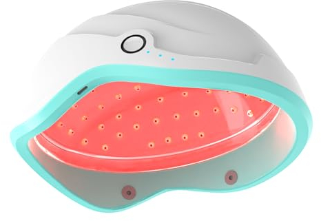 LaseLocks Laserhelm für Haarausfall, 650nm Rotlicht-Laser fördert Kopfhaut-Blutzirkulation und stimuliert Haarfollikelwachstum, Laser-Haarwachstum Kappe Behandlungen Alopezie