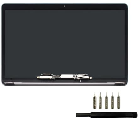 FTDLCD® Schermo LCD a LED da 13,3 pollici, per Apple MacBook Pro Retina 13 A1706 EMC 3163 3071 A1708 EMC 2978 3164 2016 2017 (grigio siderale)