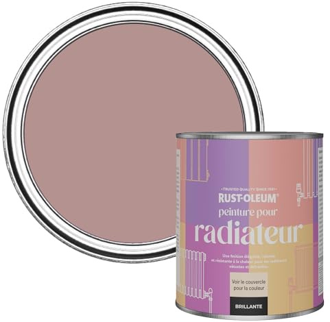 Rust-Oleum Pink Heat Resistant Radiator Paint in Gloss Finish - Heartfelt 750ml