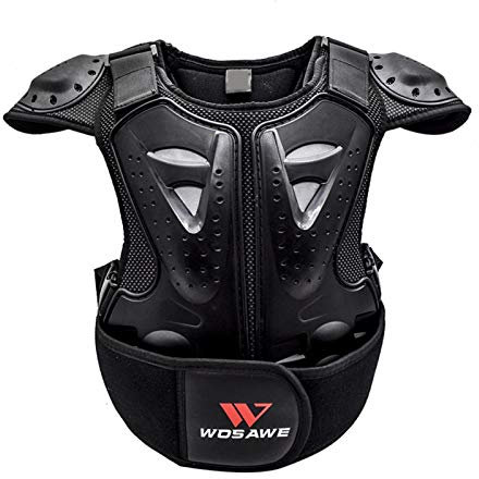Gilet de Protection pour Enfant, Gilet d'armure Enfant, Gilet Pare-balles Enfant, Protection Moto Enfant, Protection Dorsale pour Vélo, Ski, équitation, Planche à roulettes S/M/L
