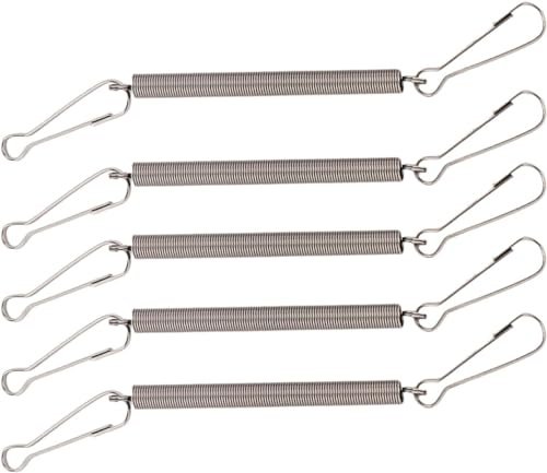 Lot de 5 ressorts avec 2 clips utilisés seuls ou en combinaison pour contenir un distributeur d'eau pour lapin pour petits animaux