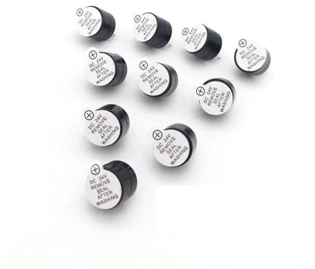 FUYUMIC 10 stücke 24 v Aktive Summer Magnetische Lange Dauer Beep Ton Alarm Ringer 12mm Aktive Piezo Summer Fit for DIY