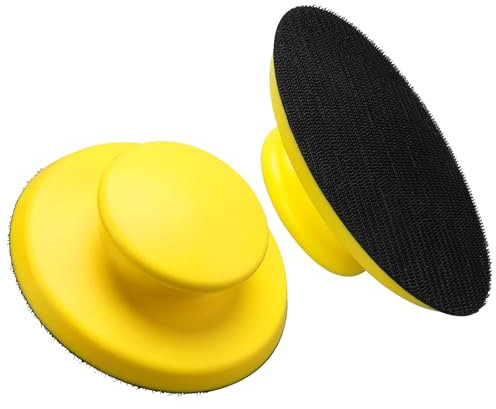 2 piezas Taco de lijar de 5 pulgadas con gancho y bucle para trabajos manuales de carpintería y restauración de muebles (5 pulgadas)