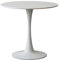 AHAOLIGEI Bistrotisch, modern, rund, Esstisch, 50/60/70/80/90 cm, weiße MDF-Platte, kleine Küche, Esszimmer, Tulpen-Design, WC-Tisch, Wohnzimmertisch (Größe: 50 cm, Farbe: Weiß) (60 cm)