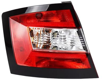 Fuicotto Auto Rückleuchten Für Sko&da Für Fabia 2015 2016 2017 Auto Stoßstange Hinten Schwanz Licht Signal Lampe Warnung Bremse Rücklicht Gehäuse Ohne Leuchtmittel(Only 1 Left)