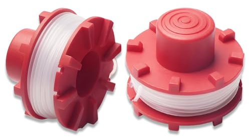 2 Stück Spule,Kompatibel mit Einhell GE-CT 36/30 Li,Rasentrimmer Spule,Länge 8 Meter, Durchmesser 2 Millimeter, Nylonspule