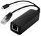 Micro USB 48V vers 5V POE Splitter Power Over Ethernet 48V vers 5V 2A USB Femelle Compatible avec IEEE802.3af
