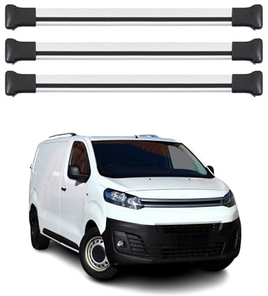 OMAC Dachträger für Citroen Jumpy 2016-2026 Aluminium Silber 2 Stangen