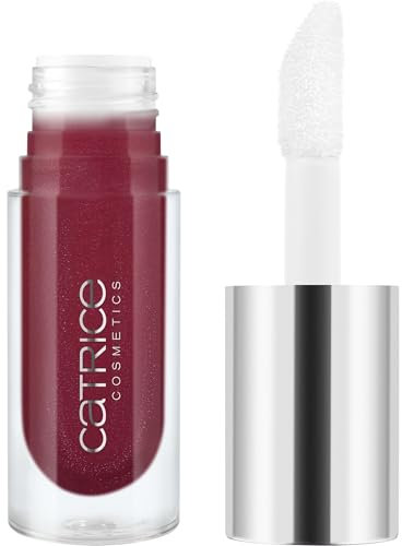 Catrice ETERNAL RED Cherry Bomb Lip Oil, Lipgloss, Nr. C03, Rot, volumengebend, vergrößernd, glänzend, vegan, ohne Parabene, ohne Mikroplastikpartikel, Nanopartikel frei, 1er Pack (3.6ml)