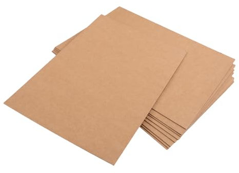 Lurrose 10 Stück Buchbindehüllen Aus Kraftpapier, Buchbindekarton, Vintage-karton Für Scrapbooking Und Albumherstellung, Dicke Kartonbögen Für Bastelarbeiten Und Buchbindebedarf