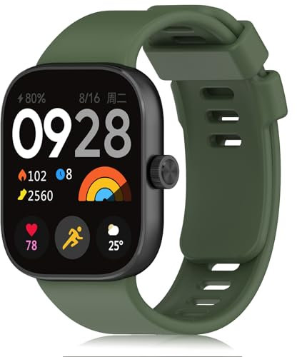 PureYule Cinturino Compatibile con Xiaomi Redmi Watch 5/4/Xiaomi Smart Band 8 Pro/9 Pro,Braccialetto Sportivo di Ricambio in Morbido Silicone
