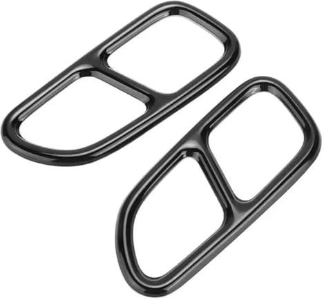 Schalldämpfer Tipps Für Mercedes Für B&enz CLA SLK R172 SL R231 Endrohrblende 2-teilig Auspuffblende Rahmen Quad Outlet