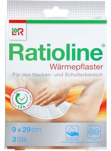 Ratioline Wärmepflaster Nacken/Schulter 29 x 9 cm, 3 St. Pflaster