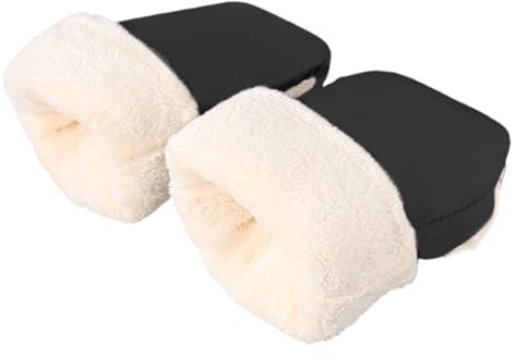 Kinderwagen Handschuhe Extra Dicker Komfortabler Wärmer | Plüsch-Kinderwagen-Warmmuffs Für Handgriffe, Kaltwetter, Winterreisen, unterwegs mit und Wagen, perfekt für Eltern