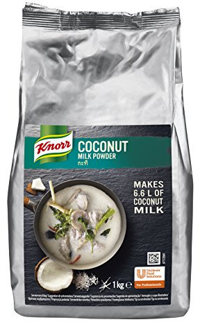 Knorr Kokosmilch Pulver (Milk Powder aus 20 frischen Kokosnüssen, ergibt 6,6 Liter Kokosmilch) 1er Pack (1 x 1 kg)