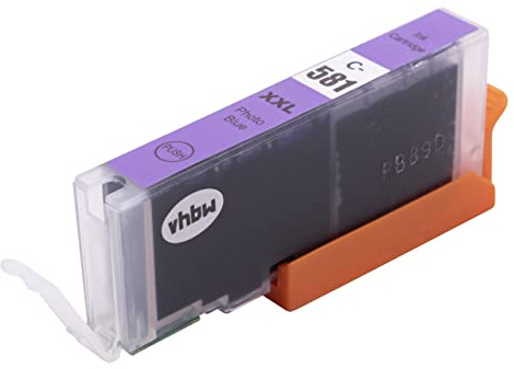 vhbw Tintenpatrone Photo Cyan kompatibel mit Canon Pixma TS8151 | TS8252, TS8251, TS8250, TS8152 Drucker (kompatibel, 12ml + Chip)