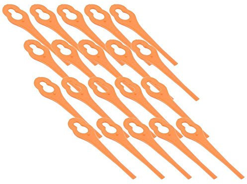 20 x Plastic Blades Fits Vonhaus, 20v Cordless Powered by Primal Strimmer