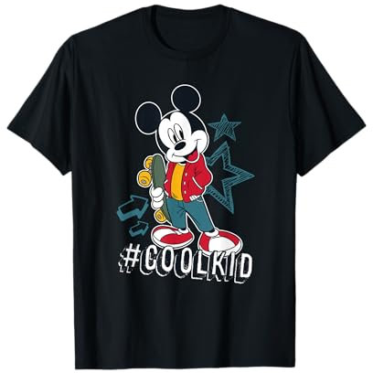 Disney Mickey Mouse Skateboard CoolKid T-Shirt