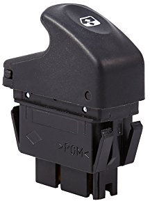 Interruptor de Control de elevalunas eléctrico de 6 pines, interruptor de ventanilla eléctrica individual para coche para Clio II 2 I interruptor de coche