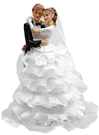 Tortenaufsatz Brautpaar Hochzeitspaar Wedding Hochzeit Trauung Hochzeitstorte Cake-Topper Hochzeitspaar Bride Groom Hochzeitstorte Figuren Kuchen Topper Hochzeitstorten Dekoration Kuchenaufsatz