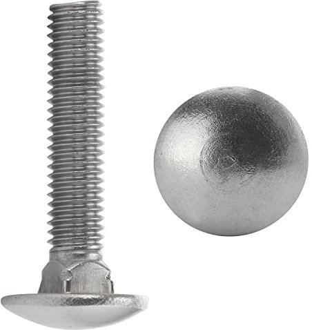 FASTON® Flachrundschrauben Schlossschrauben M6x35 mm Edelstahl A2 V2A (40 Stück) mit Vierkantansatz DIN 603 Flachrundkopf Schrauben Schloßschrauben Vollgewinde