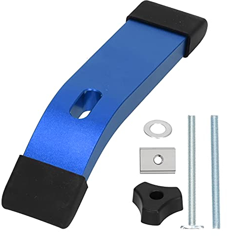 Mini-Niederhalter-Kit, Metall-Schnellspanner-T-Halter-Satz, T-Nut-Holzbearbeitungswerkzeug(Blau)