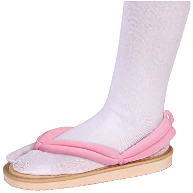 QYIFIRST Kimetsu no Yaiba Nezuko Kamado Cosplay Clogs Shoes Slippers Sandals für Kostüm Rosa Herren Damen 35 (Inside Length 22cm)