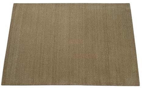 WAWA TEPPICH Handgefertigter orientalischer Gabbeh Teppich aus 100% Wolle Loom Handgewebte 120x180 cm Beige