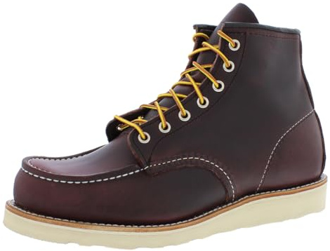 Red Wing Shoes Classic Moc Toe Excilbur Mens Black Cherry Boots-UK 8 / EU 42